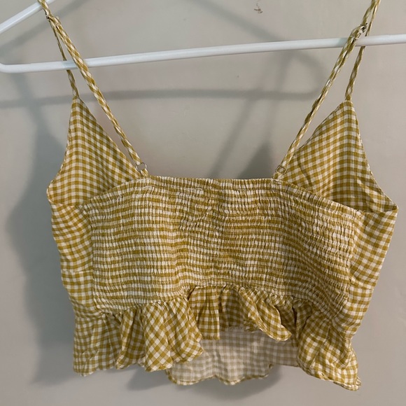 Yellow Gingham Top - Picture 5 of 6